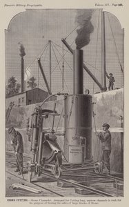 Stone Cutting, Stone Channeler by American School