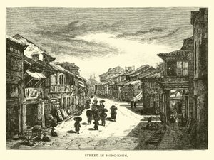 Street in Hong Kong by American School
