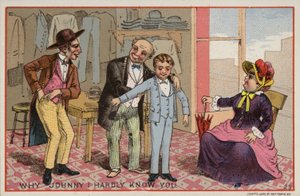 Tailor Measuring Boy for Suit