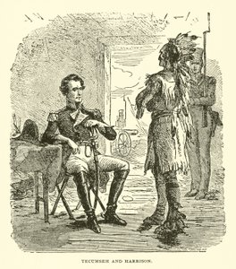 Tecumseh and Harrison by American School