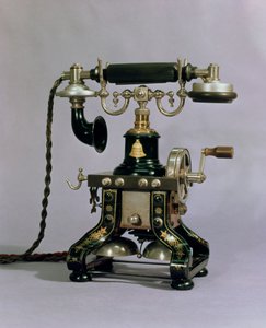 Telephone, National Telephone Service, USA, 1890 by American School