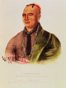 Thayendanegea, The Great Captain of the Six Nations (colour litho)