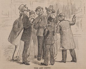 The Art Critic by American School