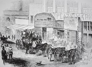 The Butterfield Overland Mail Coach, published in Harper