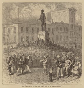 The Carnival, White and Black join in its masquerading by American School
