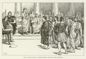 The Catilinarian Conspirators Before the Senate by American School