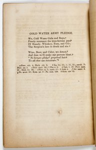The Cold Water Army Pledge, 1842 by American School