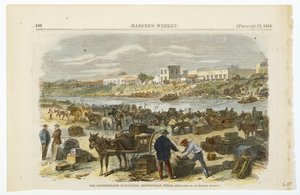The Confederates Evacuating Brownsville, Texas by American School