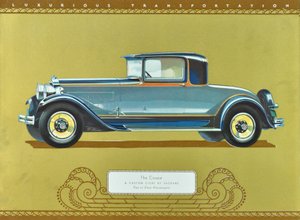 The Coupe, A Custom Eight by Packard, pub.1930 by American School