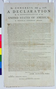 The Declaration of Independence, 1776