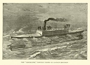 The Destroyer, Torpedo Vessel of Captain Ericsson by American School