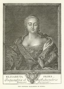 The Empress Elizabeth of Russia by American School