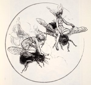 The Fays, from The World Guide to Gnomes, Fairies, Elves and Other Little People by Thomas Keightley, Published 1880 by American School