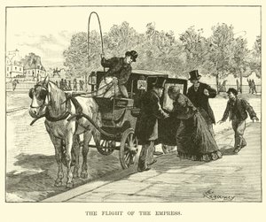 The Flight of the Empress by American School