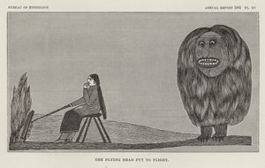 The Flying Head Put to Flight by American School
