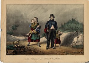 The Fruits of Intemperance by American School