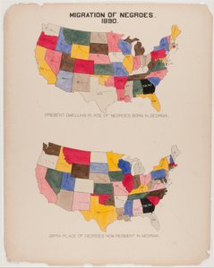 The Georgia Negro: Migration of Negroes by American School