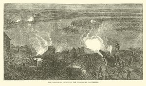 The Indianola running the Vicksburg Batteries, February 1863