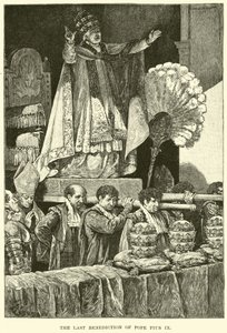 The Last Benediction of Pope Pius IX by American School
