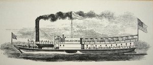 The Mississippi side-wheeler 