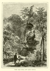 The Old Mill of Sans Souci by American School