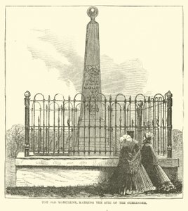 The Old Monument, Marking the Site of the Surrender by American School
