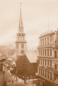 The Old South Meeting House, Boston by American School