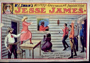 The Prison Is Not Built That Will Hold Jesse James, Advertisement for W. I. Swain