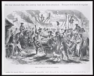 The Stamp Act Riots at Boston, from 