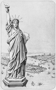 The Statue of Liberty, New York, c.1885
