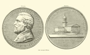 The Thomas Medal, October 1863 by American School
