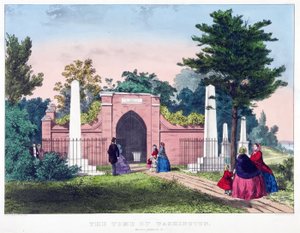 The Tomb of Washington, Mount Vernon by American School