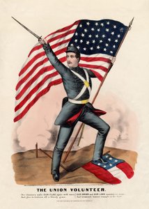 The Union Volunteer, pub. by Currier & Ives, 1861 by American School