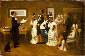 The Wedding, c.1850 by American School