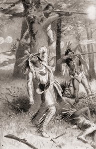The Death of Tecumseh During The Battle of the Thames, October 5 by American School