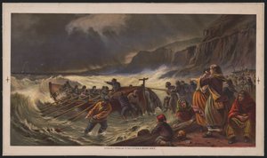 The Departure, Launching the Life Boat by American School