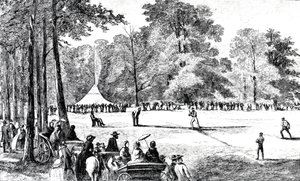 The first convention of baseball clubs, New York, 1857 by American School