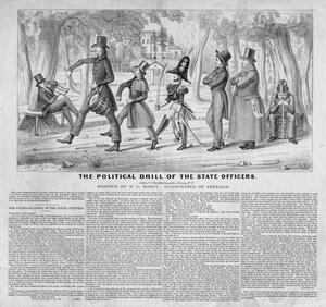 The Political Drill of the State Officers by American School
