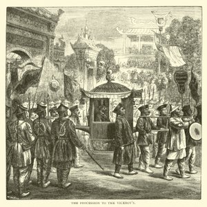The Procession to the Viceroys by American School