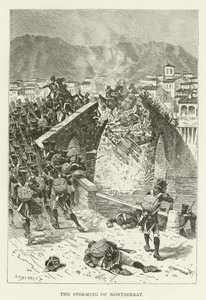 The storming of Montserrat by American School