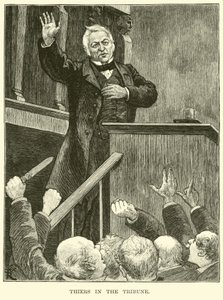 Thiers in the Tribune by American School