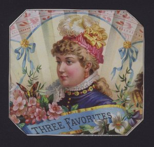 Three Favorites, cigar label