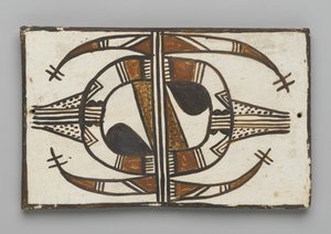 Tile, Made in Mesa, Arizona by the Hopi People by American School