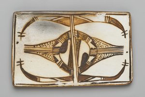 Tile, Made in Mesa, Arizona by the Hopi People by American School