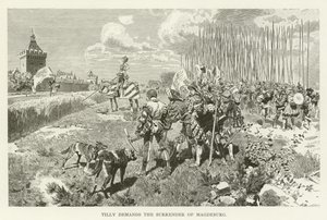 Tilly demands the Surrender of Magdeburg by American School
