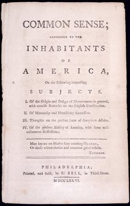 Titlepage to Common Sense by Thomas Paine