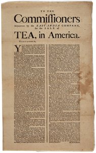 To the Commissioners Appointed by the East-India Company, for the Sale of Tea, in America, signed Scaevola, 1773 by American School