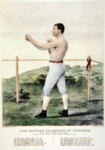 Tom Sayers, from a print by Currier & Ives