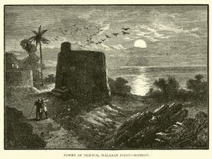 Tower of Silence, Malabar Point, Bombay