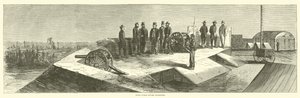 Union Works Before Petersburg, October 1864 by American School